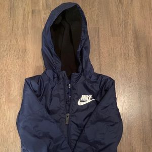 Nike fleece lined jacket